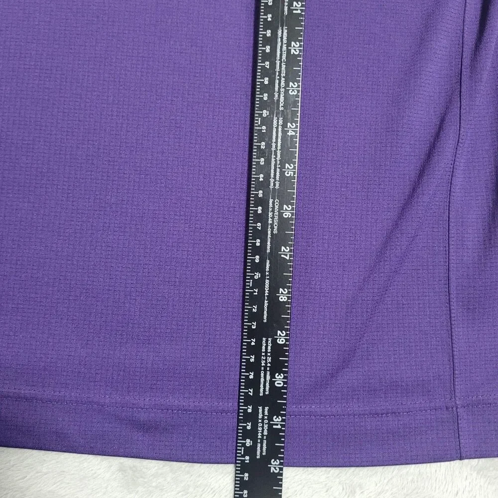 Cutter & Buck Polo Shirt Mens XLT Purple CB DryTec Golf Performance Big Tall